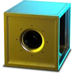 RUCK MPC T 400mm Centrifual Box Smoke Fan with Motor out of the Airstream 3ph, F400 (400-deg C for 2hours)   MPC 400 D4 F4 T40