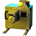 RUCK MPS 250mm Kitchen Box Fan 1ph, Motor out of the Airstream with EC Motor  MPS 250 EC 30