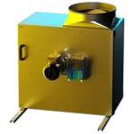 RUCK MPS 560mm Kitchen Box Fan 3ph, Motor out of the Airstream with EC Motor  MPS 560 EC I K 01