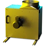 RUCK MPS 560mm Kitchen Box Fan 3ph, Motor out of the Airstream, F400 (400-deg C for 2hours) MPS 560 D4 F4 30