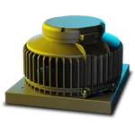 RUCK DHA 190mm 1ph Horizontal Discharge Centrifugal Fan  DHA 190 E2 50