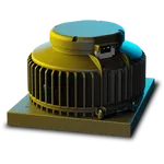 RUCK DHA 250mm 1ph Horizontal Discharge Centrifugal Fan with EC Motor DHA 250 ECP 21