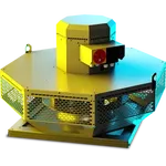 Ruck DHL 450mm Horizontal Discharge Centrifugal Roof Fan 1ph with EC Motor  DHL 450 EC RK 01