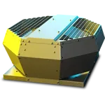 RUCK DVA 280mm 1ph Vertical Discharge Centrifugal Fan  DVA 280 E4 30