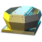 RUCK DVA 220mm 1ph Vertical Discharge Centrifugal Fan with EC Motor   DVA 220 EC O 01