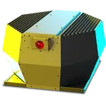 RUCK DVA 450mm 1ph Vertical Discharge Centrifugal Fan with Hinged Housing for Top Access DVA 450 EC O RK 01