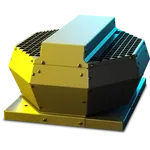 RUCK DVA 190mm 1ph Vertical Discharge Centrifugal Fan with EC Motor   DVA 190 EC O C 02