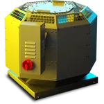 RUCK DVN 315mm 3ph Vertical Discharge Centrifugal Smoke Fan with Motor Out of The Airstream, F400 (400-deg C for 2hours)  DVN 315 D2 F4 30