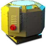 RUCK DVNI 225mm 1ph Vertical Discharge Centrifugal Fan with Motor Out of The Airstream with Sound Insolation DVNI 225 E2 30