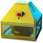 RUCK DHN 400mm 3ph Horizontal Discharge Smoke Centrifugal fan with Motor Out of the Airstream, F400 (400-deg C for 2hours)   DHN 400 D4 F4 30