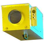 Ruck FFH 160 Supply Air Handling Unit with EC Motor, 1ph, integrated controls, M5 Grade Filter and 3kW Electric Heater Battery  FFH 160 EC EO JR 01