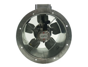31JM/16/4/5/40/1Ph Long cased axial flow extract fan by Flakt Woods