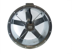 56JM/16/4/5/32/1Ph Long cased axial flow extract fan by Flakt Woods