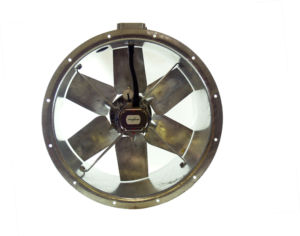 63JM/20/4/6/16/1Ph Long cased axial flow extract fan by Flakt Woods