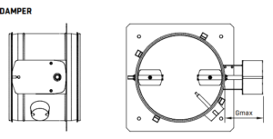 ETPR-E-1-400-05-3 Fire Damper + Thermal Trip