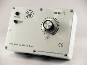 REB10 fan speed controller by S&P UK Ventilation also known as Soler and palau