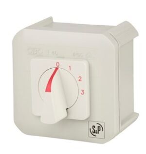 Soler and Palau (S&P) COM-3 ON/OFF AND 3-SPEED SELECTOR SWITCH