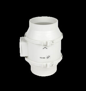 Soler and Palau (S&P) TD-350/125 T 1PH 230V 50Hz INLINE MIXED FLOW FAN