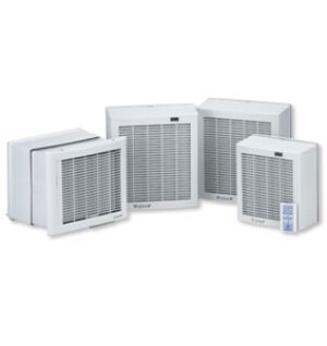 Soler and Palau (S&P) HV-300 RC WALL FAN C/W TELESCOPIC WALL LINER AND RODS