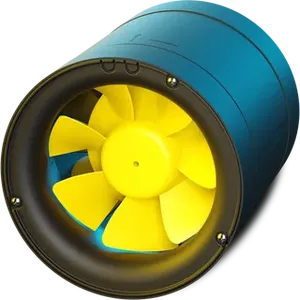 Ruck 125mm ETAMSTER Inline Mixed Flow Fan 1ph EM 125 E2 02