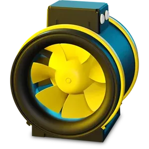 Ruck 250mm ETAMASTER EC Inline Mixed Flow Fan 1ph with EC Motor EM 250 EC 02