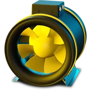 Ruck 400mm ETAMASTER EC Inline Mixed Flow Fan 1ph with EC Motor EM 400 EC 01