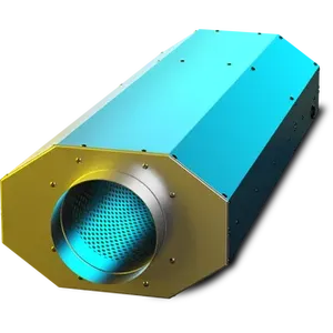 Ruck 150mm EMI Acosutic Inline Mixed Flow Silent Tube Fan with Sound Insulation 1ph  EMI 150 E2M 25W O 01