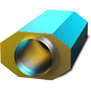 Ruck 200mm EMI Acosutic EC Inline Mixed Flow Silent Tube Fan with Sound Insulation 1ph with EC Motor EMI 200 EC 120W O 01