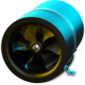 Ruck 200mm ETALINE Inline Mixed Flow Fan 1ph EL 200 E2M 01