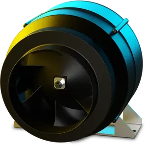 Ruck 150mm ETALINE Inline Mixed Flow Fan 1ph EL 150L E2 01
