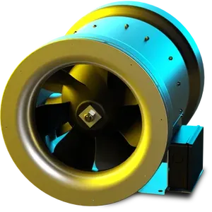 Ruck 315mm ETALINE Inline Mixed Flow Fan 1ph EL 315 E2 03