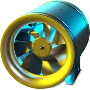 Ruck 450mm ETALINE Inline Mixed Flow Fan 1ph EL 450 E4 01