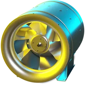 Ruck 400mm ETALINE Inline Mixed Flow Fan 3ph EL 400 D4 O 01