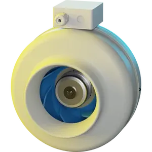 Ruck 150mm RS EC Inline Centrifugal Tube Fan 1ph with EC Motor   RS 150 EC K 01