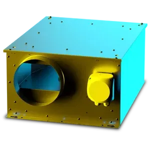 Ruck 100mm ISORX EC Fully Insulated Single Box Fan 1ph with EC Motor  ISORX 100 EC K 01