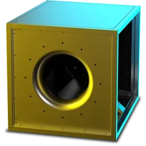 RUCK MPC T 630mm Centrifual Box Fan with Motor out of the Airstream 3ph MPC 630 D6 T40