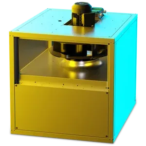 RUCK MPC T 560mm Centrifual Box Fan with Motor out of the Airstream 3ph with EC Motor, Straight through Airflow MPC TI 560 EC I K 01