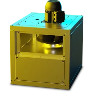 RUCK MPC T 250mm Centrifual Box Smoke Fan with Motor out of the Airstream 3ph, F400 (400-deg C for 2hours) Straight through Airflow  MPC 250 D2 F4 TI 30