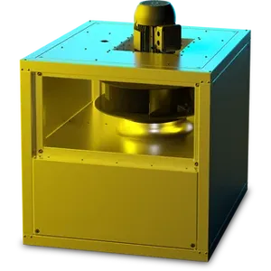 RUCK MPC T 450mm Centrifual Box Smoke Fan with Motor out of the Airstream 3ph, F400 (400-deg C for 2hours) Straight through Airflow   MPC 400 D4 F4 TI 30