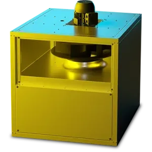 RUCK MPC T 630mm Centrifual Box Smoke Fan with Motor out of the Airstream 3ph, F400 (400-deg C for 2hours) Straight through Airflow   MPC 560 D4 F4 TI 30