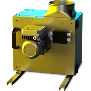 RUCK MPS 250mm Kitchen Box Fan 1ph, Motor out of the Airstream with EC Motor  MPS 250 EC 30