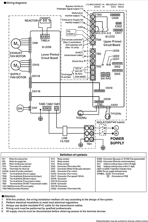 LGH-100RVX-E wiring diagram